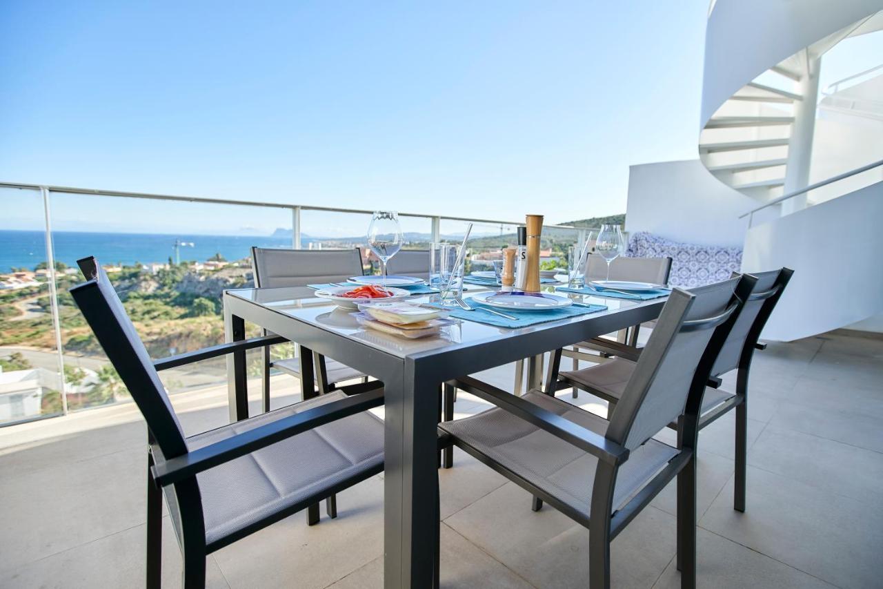 Penthouse With Stunning View And Rooftop Terrace Manilva Dış mekan fotoğraf