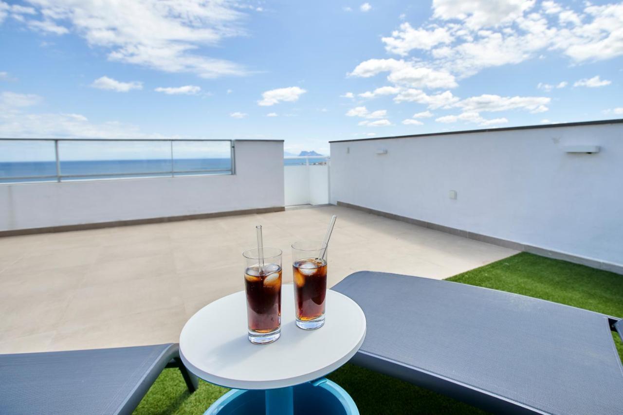 Penthouse With Stunning View And Rooftop Terrace Manilva Dış mekan fotoğraf